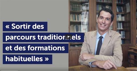 "Sortir des parcours traditionnels et des formations habituelles" "Sortir des parcours traditionnels et des formations habituelles"
