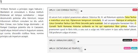 restitution du premier commentaire de Lipse dans l’édition électronique en ligne restitution du premier commentaire de Lipse dans l’édition électronique en ligne